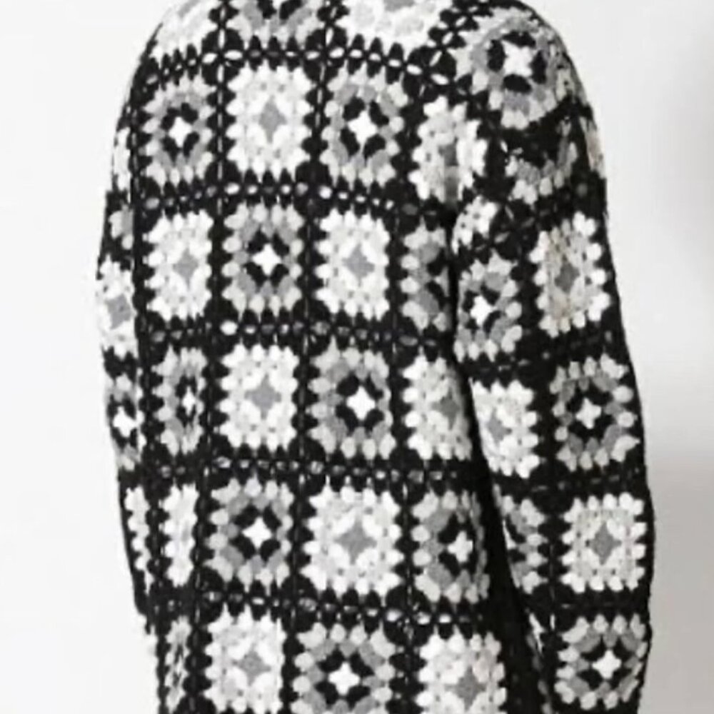 Vintage-Inspired Crochet Cardigan - Picture 2 of 6